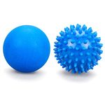 SYOURSELF Premium Massage Balls, 2 Pack Eco-friendly Muscle Massage Firm Lacrosse Ball Trigger Point-Deep Tissue Myofascial Release Physical Therapy for Pain Relief, Exercise, Yoga