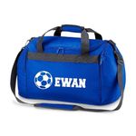 Personalised Name Football Soccer Sports Holdall Bag School Kit Bag Team Sport Fitness Dance Class Kit Storage Gym Class Team Bag Kit