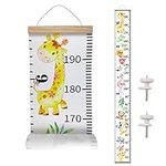 Growth Chart for Kids, Wall Sticker Removable Height Measure Chart Portable Growth Chart Cute Wall Ruler for Baby Girls Boys Toddler Bedroom (1)