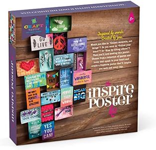 Craft-tastic – Inspire Poster Kit – Design a One-of-a-Kind Freeform Poster – Ages 8+