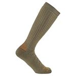 Carhartt Men's Twin Knit Heavyweight Boot Sock, Dark Tan Chambray, Large