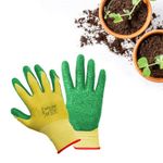 CINAGRO Garden Gloves for Gardening Work, Gardening Gloves for Home Garden, Garden Accessories, Reusable, Hand Gloves 2 Count (Pack of 1)