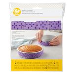 Wilton Bake-Even Baking Strips, Baking Tin Wraps, 6 Pieces