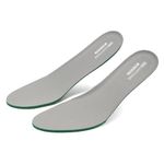 CCSOFTIME Kids Cushioned Insoles,Comfort Trainers Innersoles,Anti Odour Insoles Soft Foam Replacement Soles for Skechers,Work Boots,Walking Shoes(Grey,EU31-34)