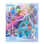 Disney Frozen 15 Piece Nail Varnish Set with Nail Files Makeup Set, Peelable Water Based Nail Varnish Kit, Gifts by Townley Girl