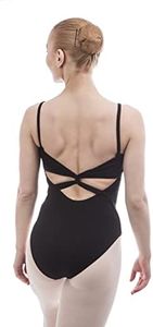 Dance Favourite Ballet Dance Leotard Gymnastics Black Leotard Women 01D0027 (M)