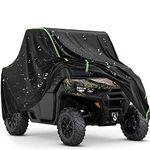 Big Ant UTV Cover, All-Weather Protection UTV Cover Two Seater Compatible with Can Am Defender Polaris Ranger Commander Rhino Pioneer Kawasaki Mule Teryx 2-3 Seaters Large