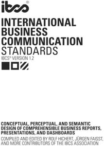 International Business Communication Standards (IBCS Version 1.2): Conceptual, perceptual, and semantic design of comprehensible business reports, presentations, and dashboards