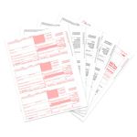 1099 MISC Forms 2022, 4 Part Tax Forms Kit, 25 Vendor Kit of Laser Forms Designed for QuickBooks and Accounting Software