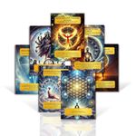 Indigo Go Within Time Healing Oracle Cards Deck – 32 Angel Oracle Cards – Goddess Oracle Cards with Guide Book – Themed Oracle Deck – Angels and Ancestors Oracle Cards, Includes Pouch to Carry