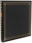 Pioneer Photo Albums 300-Pocket Post Bound Leatherette Cover Photo Album, 3.5 x 5.25 Inch Prints, Black