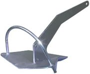 MarineNow Galvanized Shovel Scoop Style Anchor with Roll Bar (04 kg 9 lb)