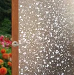 Arthome Privacy Window Film,17.7x100 inch Static Decorative Film Vinyl Non Adhesive Film Anti UV Heat Control Window Sticker