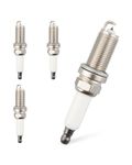 ANODZU 4 Pack Iridium Spark Plugs Fit for Mercury Mariner 4-Stroke Outboard 75HP 80HP 90HP 100HP 115HP, Replace LFR4A-E 6499 33-898829001 33-8M0157328