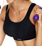 Shock Absorber Womens D+ Mx Hg Sports Bra Training Top Black 34DD