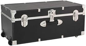 Seward Trunk Wheeled Footlocker, Black (Black) - 6113-18