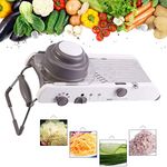Fdit Multi-Functional Kitchen Aid Tool Adjustable Mandoline Slicer with Sharp Blades