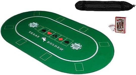 Tapis de poker professionnel XXL KrockaZone. 100 x 60 cm + sac de transport