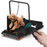 Dog Treadmill for Small Medium Dogs, Indoor Dog Running Machine, 35.85"x14.18" Non-Slip Running Belt, 0.5-4.0 MPH Adjustable Speed, 220 LBS Weight Capacity, LCD Display, Daily Home Pet Exercise