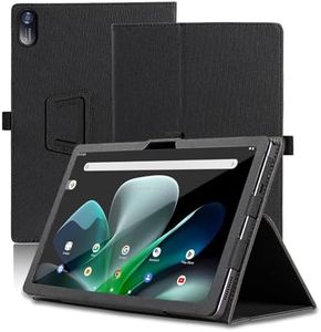 Étui pour Acer Iconia Tab M10, 10 inch, Acer Iconia Tab M10 Coque Tablette, Housse de Protection avec Support Pliable, Porte-Crayon et Dragonne, Protection Totale. (Noir)