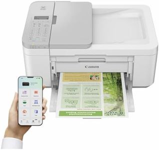 Canon PIXMA TR4756i Multifunktionsdrucker 4in1 (Tintenstrahl, Drucken, Kopieren, Scannen, Faxen, A4, WLAN, Apple AirPrint, 20 Blatt ADF, Duplexdruck, kompatibel mit Pixma Print Plan ABO) weiß