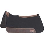 Classic Equine ContourPedic Saddle Pad, Black, 30-inch x 30-inch