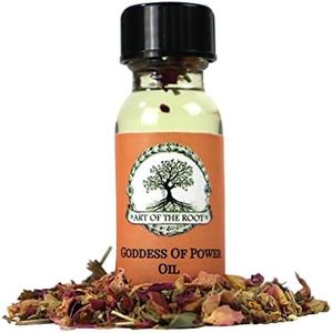Goddess of Power Oil 1/2 oz | Strength, Success, Mastery & Influence Rituals | Hoodoo Wiccan Pagan Conjure Magic