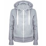 RLEHJN Winter Jackets for Women UK Cheap, Zip Up Hoodies for Women Sales Clearance Ladies Fleece Tops Plain Essential Hoodie Sweatshirts Drawstring Hooded Pullover Casual Sweater with Pockets