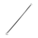 FAPBADRI Expandable/Adjustable/Extendable Stainless Steel Rustproof Tension Rod, Length: 17 inches (1.4 feet) to 27 inches (2.25 feet), Colour - Silver, Pack of 2 pieces