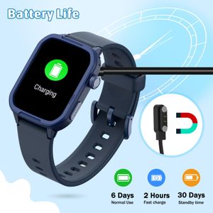 Kids Smart Watch – Blue, Touchscreen, GPS Tracker