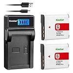 Kastar Battery (X2) & LCD Slim USB 