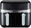 Tower T17088 Vortx 9L Dual Basket Air Fryer with Smart Finish, 2600W, Black