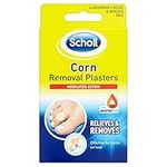 Scholl Corn Removal Plasters Kit, 1 Pack-Clinically Proven, Easy-to-Use Treatment,Includes 4 Waterproof Plasters & 4 Medicated Discs with Salicylic Acid,Delivers Pain Relief & Effective Corn Removal