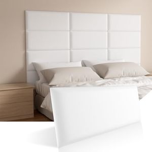 Greymond Headboards Wall Panel for Full, Queen and King, Self-Adhesive 3D Wall Panels, Upholstered Wall Panel for Bedroom/Living Room (12 Pieces 9.84 in x 23.6 in)