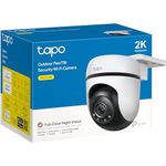 TP-Link Tapo 2K QHD Pan/Tilt Outdoor Wired Security Wi-Fi Camera, 360° Visual Coverage, Full-Color Night Vision Up to 98ft, Smart Motion Tracking, Person Detection,Physical Privacy Mode(Tapo C510W)