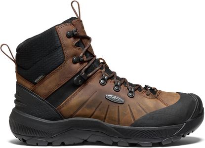 KEEN Men’s Revel 4 Polar Waterproof Winter Boots, Dark Earth, Size 8.5 UK