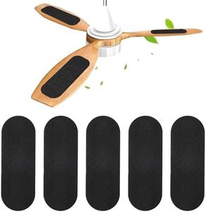 Attramite Ceiling Fan Filters for Blades, 5-Pack Activated Coconut Shell Carbon Ceiling Fan Filters, Universal Ceiling Fan Air Filters for Home Office Common Household Contaminants