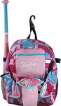 Rawlings | Remix Backpack Equipment Bag | T-Ball & Youth Baseball/Softball | Pink