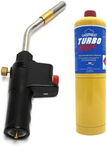 Gasfrigo - Cannello set torcia per saldatura con bombola gas TURBO MAPP (tipo MAP PRO) - Cannello polifunzionale CGA60 - VENEZIA E ISOLE MINORI CONTATTARE IL VENDITORE 0