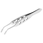 iplusmile Stainless Steel Meibomian Gland Expressor Premium Meibomian Gland Expressor Eyelid Tweezers Eyelid Forceps for Dry Eyes, Tip