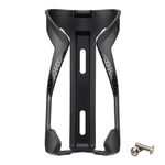 PRO BIKE TOOL Carbon Composite Water Bottle Cage - Lightweight Bike Bottle Holder for Road and Mountain Bikes - Fits 20-33oz Bottles, Easy Installation, High Collar Design - Black, 6.1 x 2.9 in