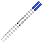 Monteverde Ballpoint Refill to Fit Cross Ballpoint Pens, Medium Point, Soft Roll, Blue, 2-Pack (C132BU)