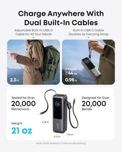 Anker 25000mAh Laptop Power Bank – High-Capacity Portable Charger