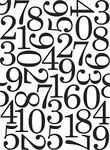 Darice Numbers A6 Embossing Folder 