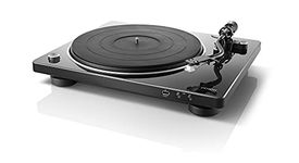 Denon DP-450USB Turntable, Belt-Driven Hi-Fi Vinyl Player with USB Recording, Built-in Phono Preamp, MM Cartridge, Semi-Automatic Operation - Black