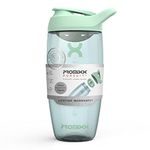 Promixx Pursuit Protein Shaker Bottle - Premium Shaker for Protein Shakes - Lifetime Durability, Leakproof, Odourless - 700ml / 24oz (Seagrass Green)