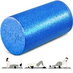 Yes4All EPP Exercise Foam Roller – Extra Firm High Density Foam Roller – Best for Flexibility and Exercises (12 inch, Blue)