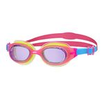 Zoggs Kids' Little Sonic Air Swimming Goggles (up to 6 Years), Pink/Blue/Green/Tint, One Size