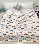 Tickle Tums 100% Cotton Muslin Blanket for Single Bed Big Size for Babies Kids (0-12 yrs) 150x220 cm