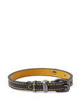 Joules Mens Rosewood Joules Navy Blue Leather Dog collar, Navy, Medium